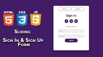 Sliding Login SignUp Form in HTML5 CSS3 & JS | Programming Dose