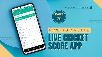 Step-by-Step Guide: Creating Your Own Live Cricket Score Android App in Kodular!  PART 20