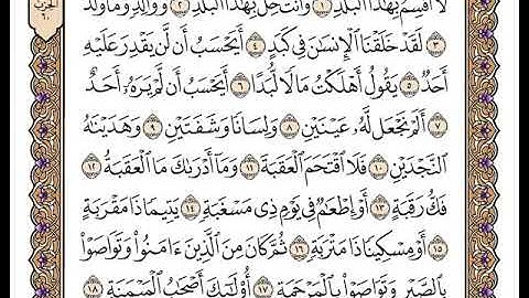 سورة البلد بصوت الشيخ وديع اليمني