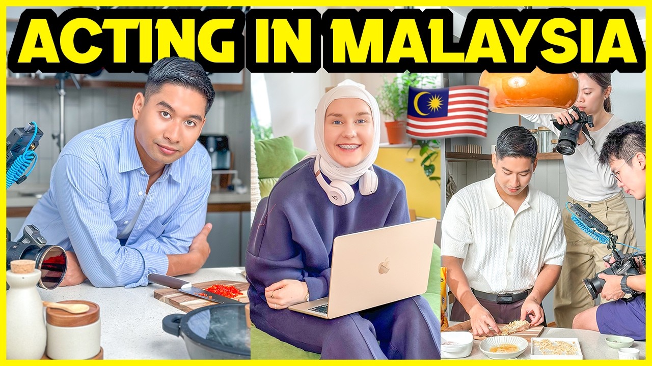 Присоединяюсь к своему мужу-актёру на съёмках рекламного ролика в Малайзии! 😱🇲🇾