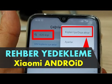 REHBER YEDEKLEME | Android | ARADA BİR MUTLAKA YAPIN