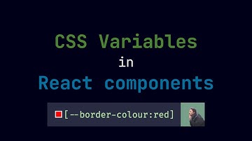 CSS variables in React components