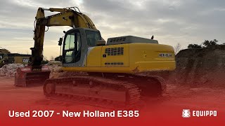 Used 2007 - New Holland E385 | Used Tracked Excavator | equippo.com | Used heavy equipment
