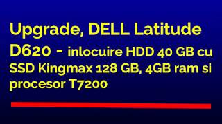 Upgrade Dell D620