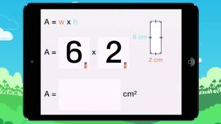 Finding the area of a rectangle. Example 2