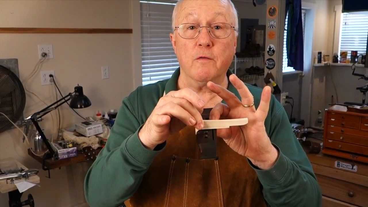 Shaping a Martin guitar bridge two nocost tools YouTube