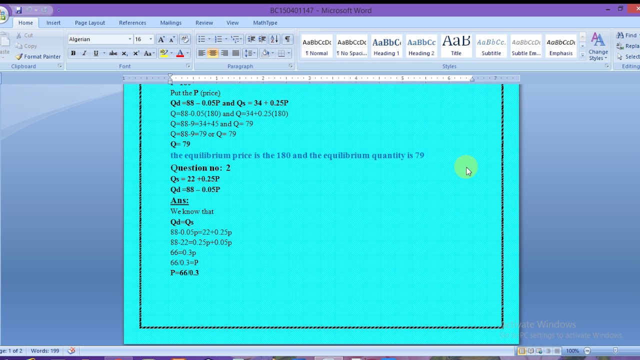 ECO 401 assignment no 1 2017