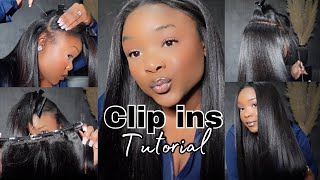 How to Install Clip Ins | Quick & Easy | Curls Queen 💖