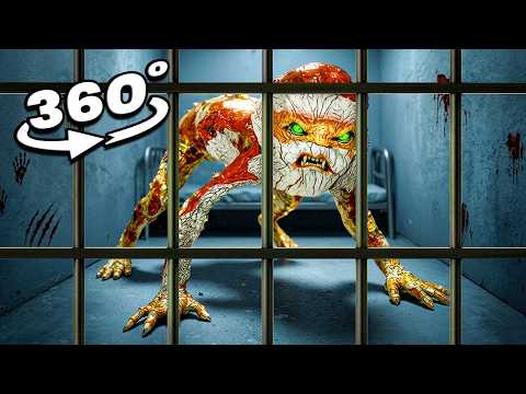 Goo Goo Gaga Escaped Prison | He’s Coming To Eat You (Scary VR 360° Video) GoGo GaGa Santa meme 8K