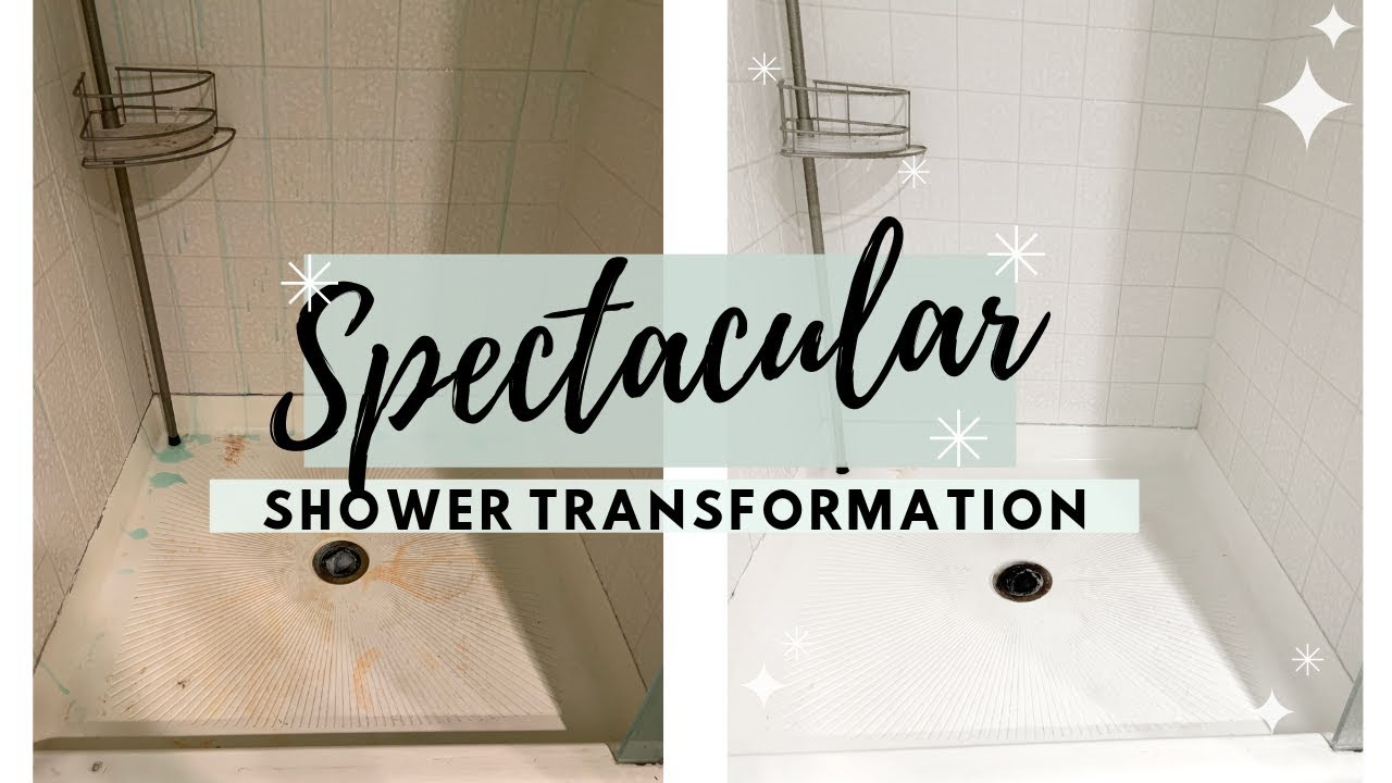 BEST SHOWER HACK | HOW TO CLEAN GROUT - YouTube