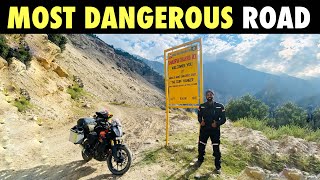 THE CLIFF HANGER - most DANGEROUS road | Kishtwar to Killar Part-1 | Ep-4