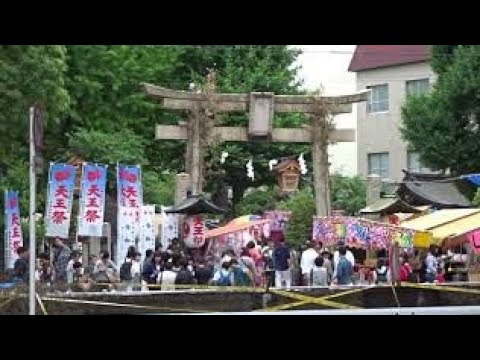 素盞雄神社 天王祭 境内に屋台が密集していて風情があります Susanoo Shrine Tokyo