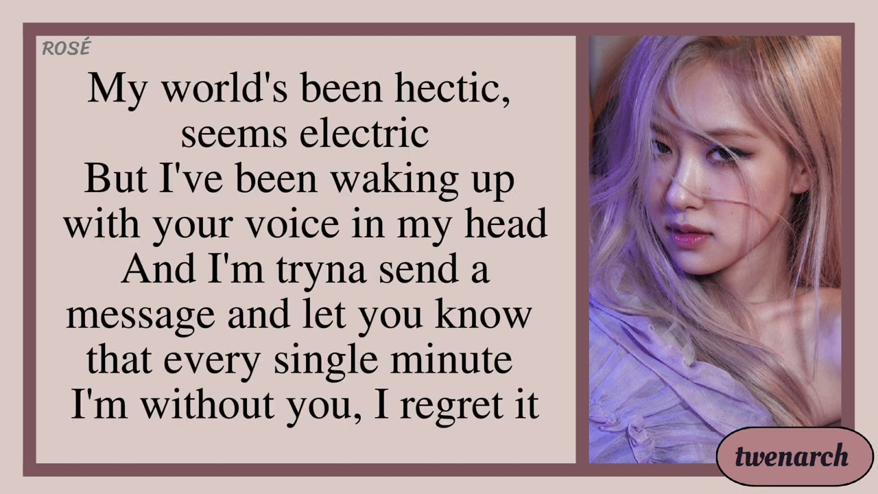 ROSÉ 'On The Ground' Karaoke