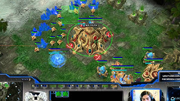 PvZ 4 Zealot Warp Prism into Immortal Blink All in by Snx.ZenAku