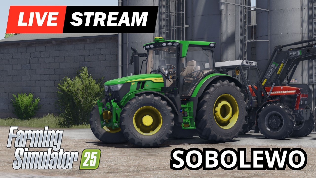 FS25 🚜 Sierpień na gospie Runiego! LIVE #fs25 #sobolewo