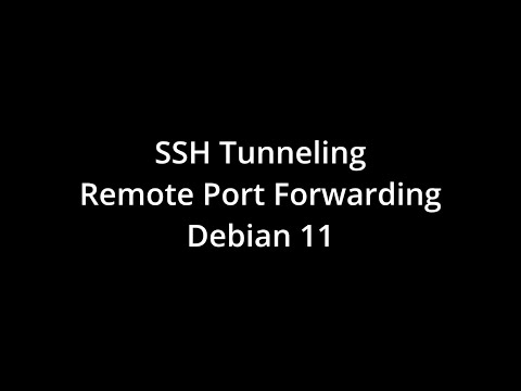 SSH Tunneling - Remote port forwarding