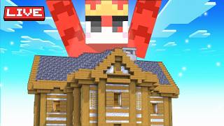 Building My Dream House in  LIVE Day 4🔥 | Minecraft Base Building Stream (Survival SMP)