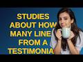 Ux: Studies about how many lines from a testimonial a user will read on home page
