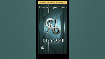 Divyanshi name brand logo ll ansh logo maker 🥰😘#shortfeed #shorts
