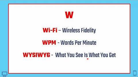 PART 7: IMPORTANT COMPUTER - ABBREVIATIONS/TERMS USED IN IT STREAM USEFUL FOR ASPIRANTS.