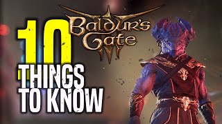 BG3: 10 Things I Wish I Knew Sooner (Character Creator, Class, Combat, Companions Baldur's Gate 3)