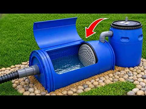 Genius Invention by a 60-Year-Old Plumber! Homemade wastewater filtration system using PVC pipe