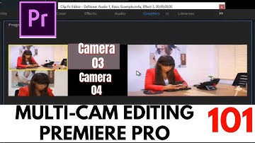 How To Edit Multi-Camera Video in premiere pro - Tutorial