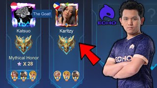 FINALLY!! PLAYING DUO WITH ECHO KARLTZY IN RANK GAME!!  ( Deadliest Duo Ever!? )