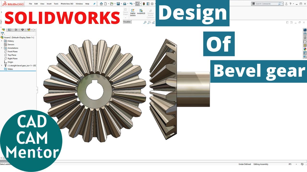 Bevel gears - Design and production of technopolymer Bevel gears