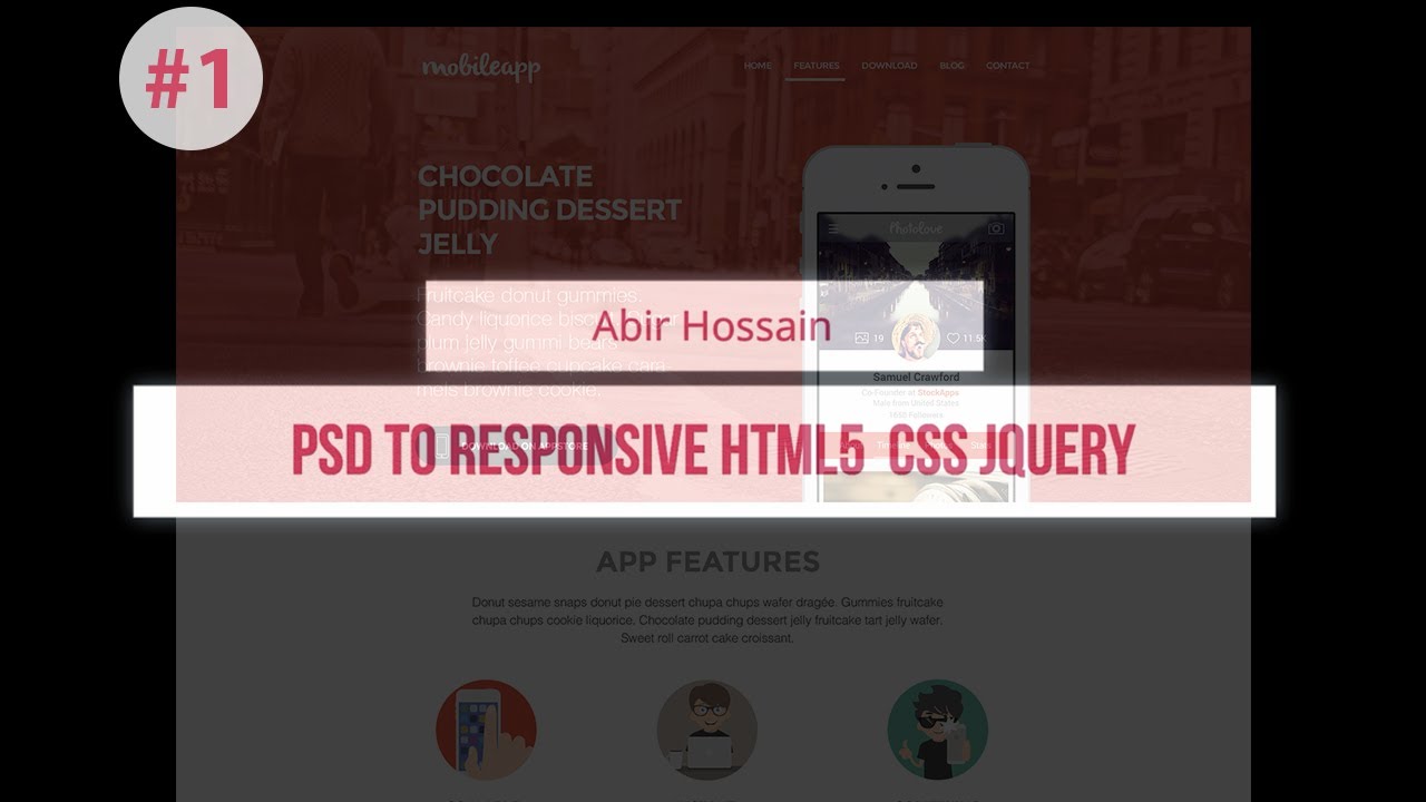 Create Responsive Websites: PSD to HTML5 CSS and JQUERY From Beginner ...