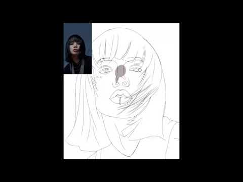 Drawing Lisa Blackpink | วาดรูปลิซ่า | ไอบิสเพนท์
