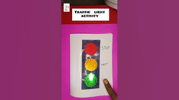 Traffic 🚦 light Activity #funandlearn #science #craft #craftideas #funandlearning #project #activity