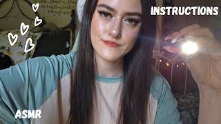 ASMR | Instructions With a Twist 🌀 🔦