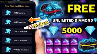 Download करते ही 500 डायमंड फ्री || Daily Unlimited Diamonds Free New App || 2500 डायमंड फ्री screenshot 5