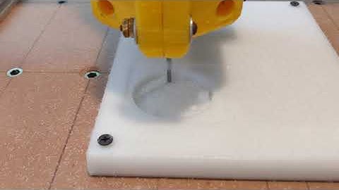 First cut on workbee cnc