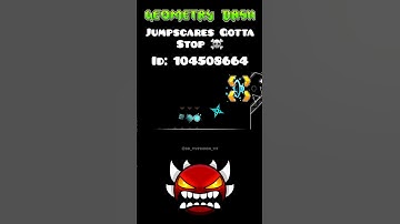 Those Jumpscares Gotta Stop ☠ #geometrydash #trending #jumpscare #robtop #feedshorts #fyp