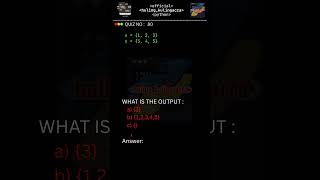 3️⃣0🚀 Fast Python MCQ | 💨 Rapid Fire