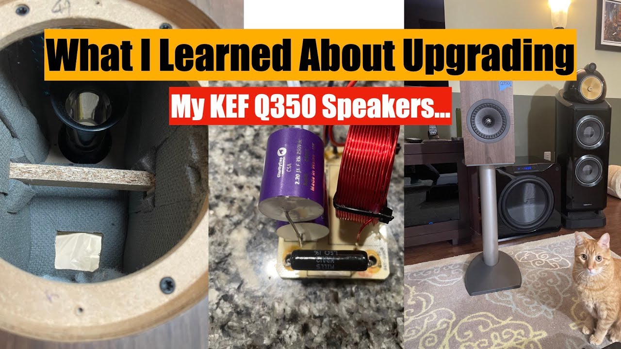 Upgrading My KEF Q350 Speakers - Resolving Cabinet Resonances and