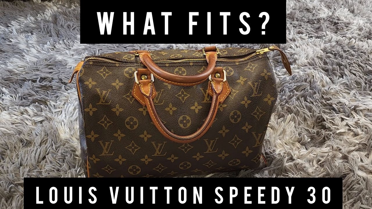 What Fits in the Louis Vuitton Speedy 30?, Overnight Bag?