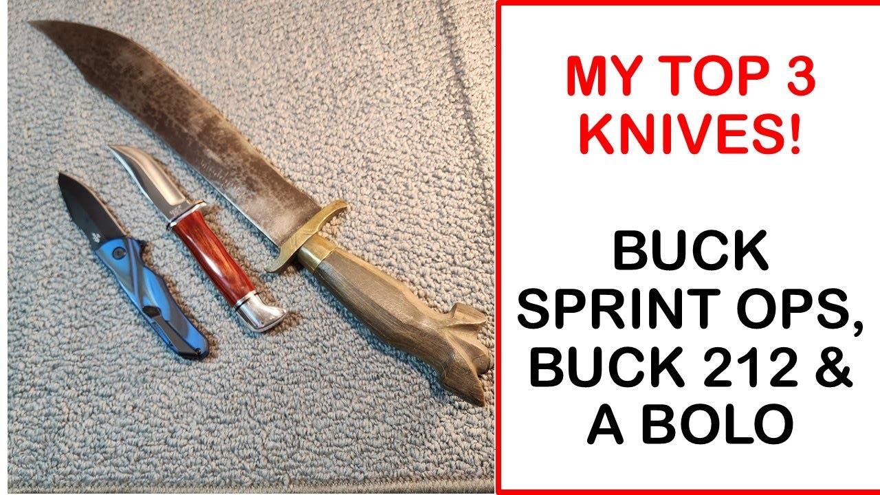Open Tag My Top 3 Knives YouTube