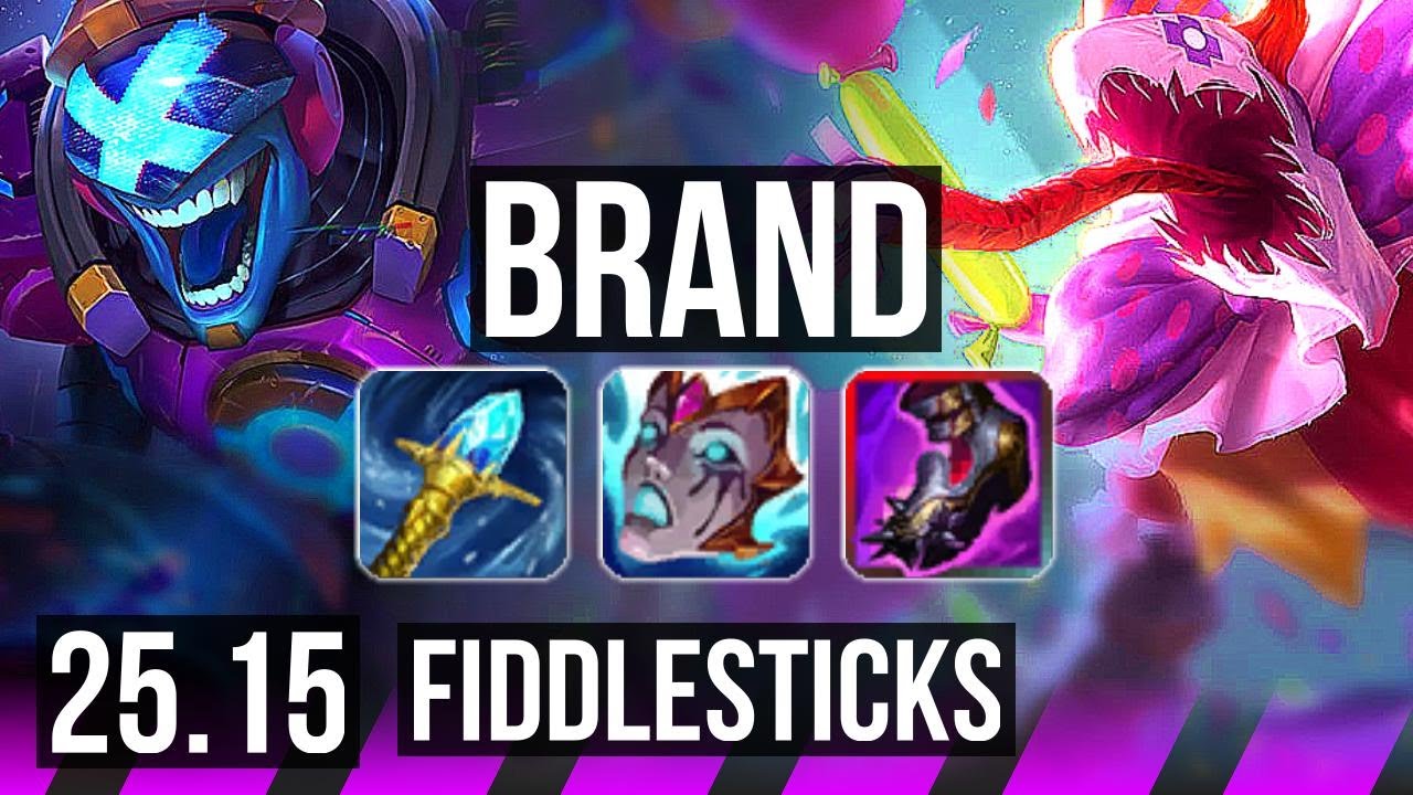 BRAND & Lucian vs FIDDLESTICKS & Kai'Sa (SUP) | KR Master | 25.15