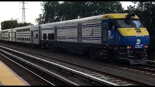 LONG ISLAND RAIL ROAD (LIRR) DM30 # 517 on way to New York Penn station at Rosedale NY