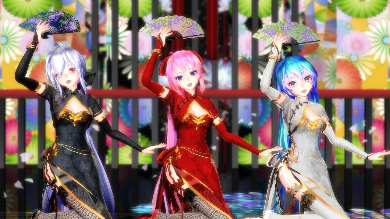 [MMD] トキオ・ファンカ/Tokio Fanka　Tda Luka Miku Haku ChinaDress