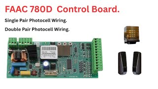 FAAC 780D Control Board Easy Tutorial | Wiring, Terminals.