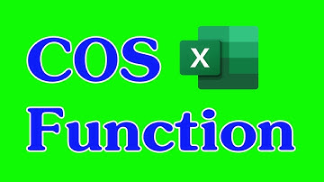 How to Use the COS Function in Excel