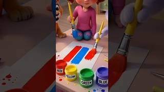 Easy Color Pattern for Kids 🎨 Learn Patterns #shorts #kidscartoon#pattern #getsethappy