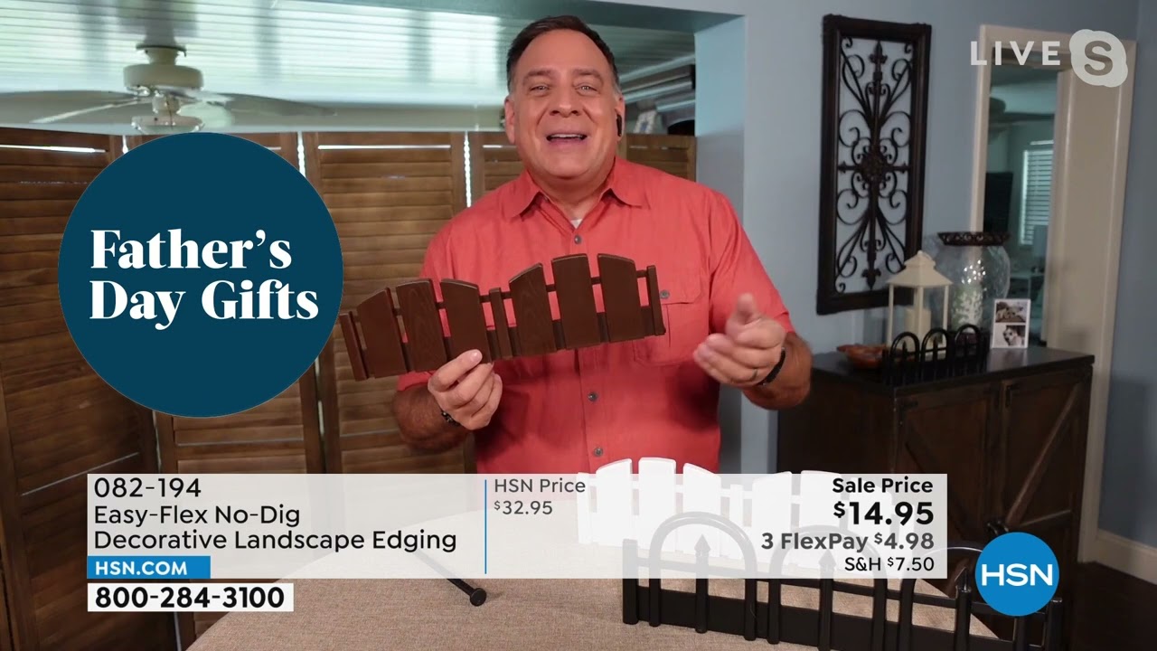 EasyFlex NoDig Decorative Picket Fence Landscape Edging