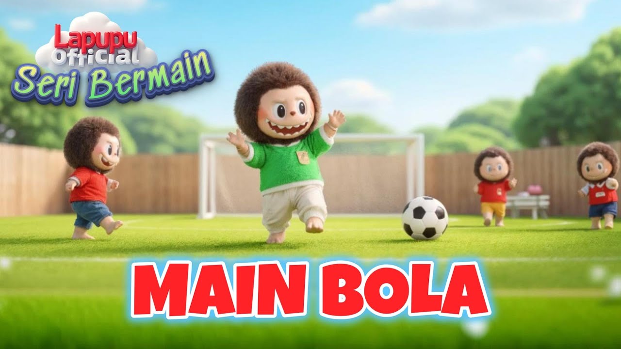 Labubu Main Bola di Lapangan! ⚽ – Lagu Anak Ceria & Edukatif, Seru & Viral | Seri Bermain Ep. 13
