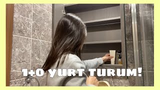 ARTIK TEK BAŞIMA YAŞAYACAĞIM!🤩 | 1+0 dairemi birlikte yerleştirelim🤍yurt turu #odaturu #yurt screenshot 3