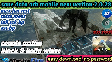 ark mobile save data full tek max harvest  couples black & holly white griffin | req by some people
